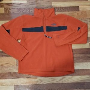 North Face Mens sweatshirt Small orange